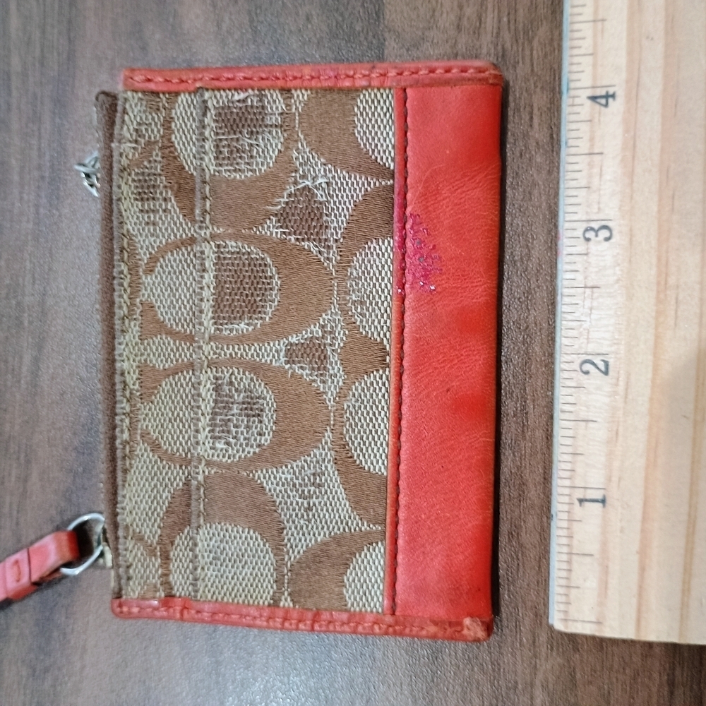 PROJECT Coach Brown and Red Card Holder